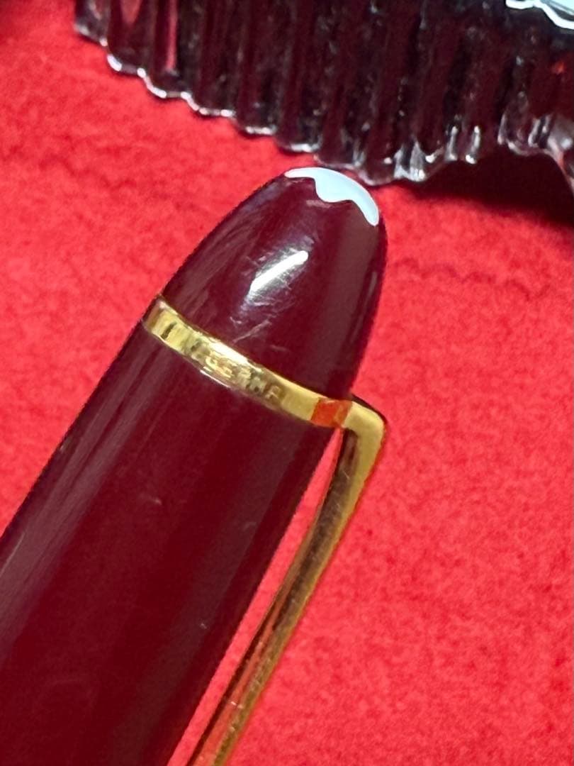 【超希少⭐︎廃番につき激レア品】ボルドーモンブラン万年筆14K中白