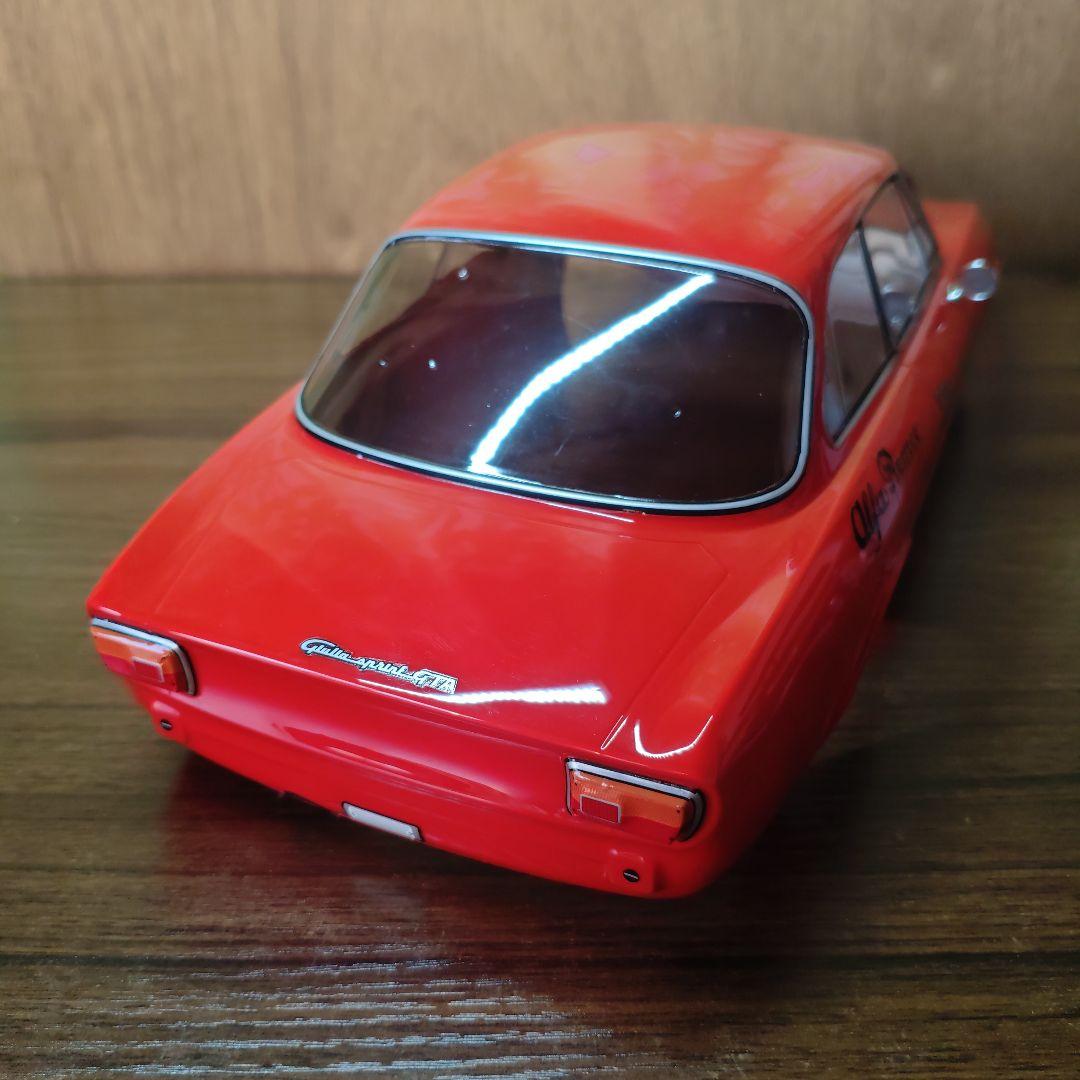 タミヤ　アルファロメオ　ボディ　ブライトレッド　ホワイト セット