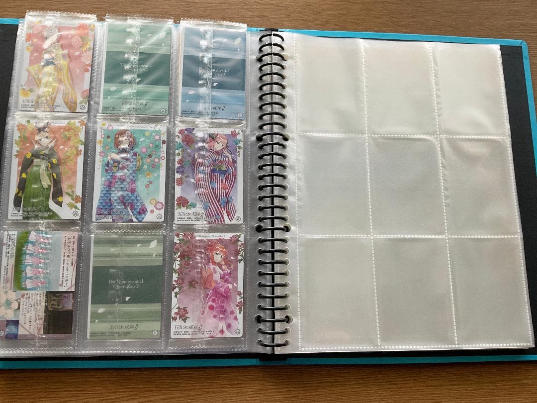 五等分の花嫁 カード・バインダー付き