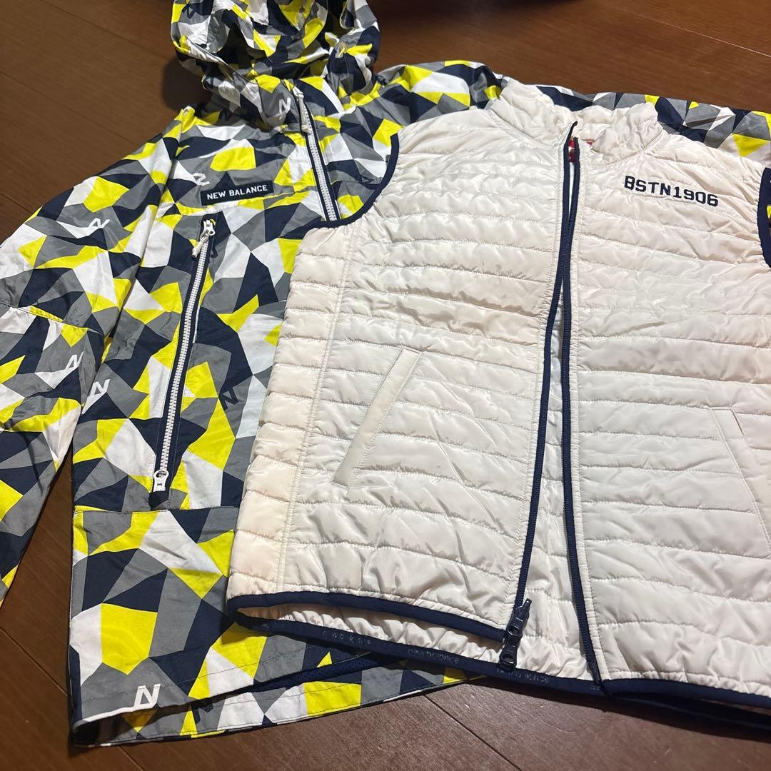 2 ニューバランス　ゴルフ　3way アウター　ベスト　ジャケット