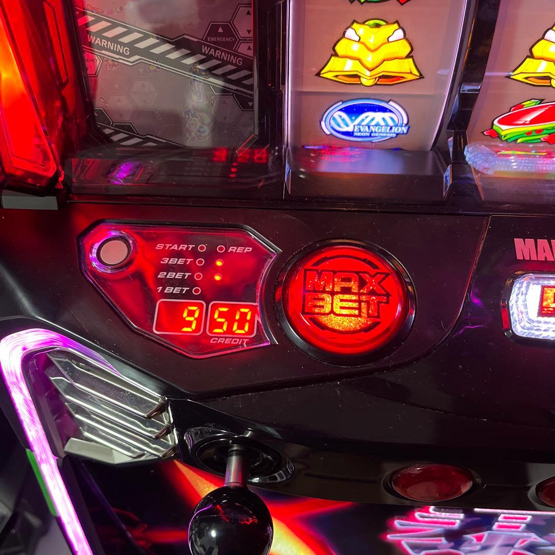 送料込み パチスロ 実機 新世紀エヴァンゲリオン 魂の共鳴 不要機付き