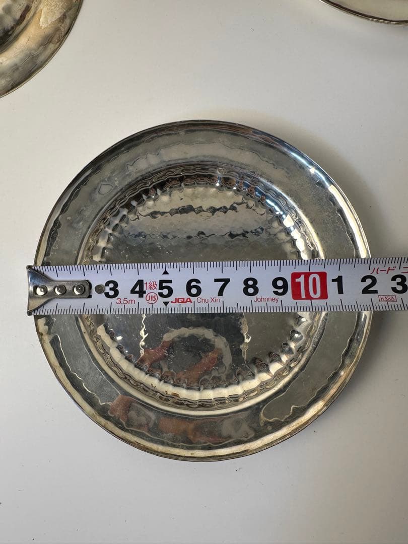 青海皿　5枚木箱付き　尼伊謹製