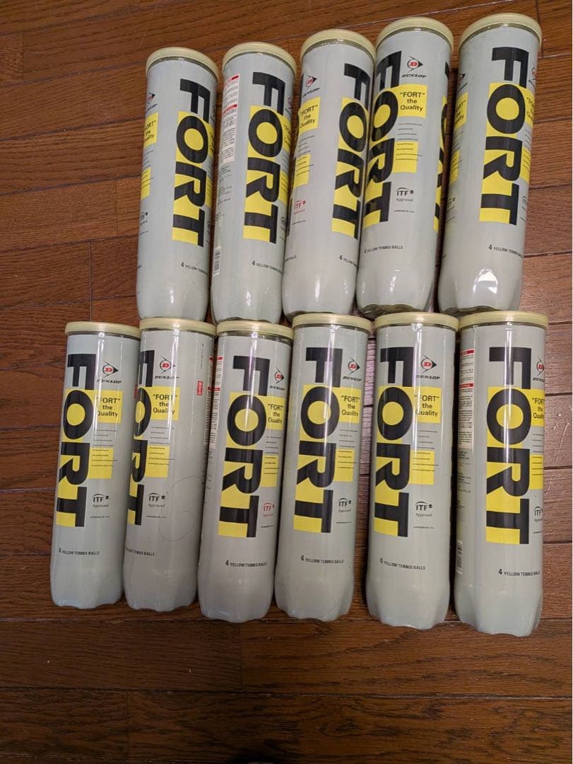 FORTテニスボール　11缶✖️4球