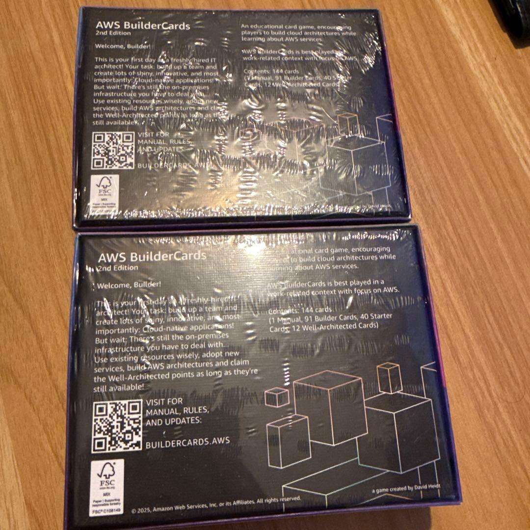 AWS Builders Cards 2個セット
