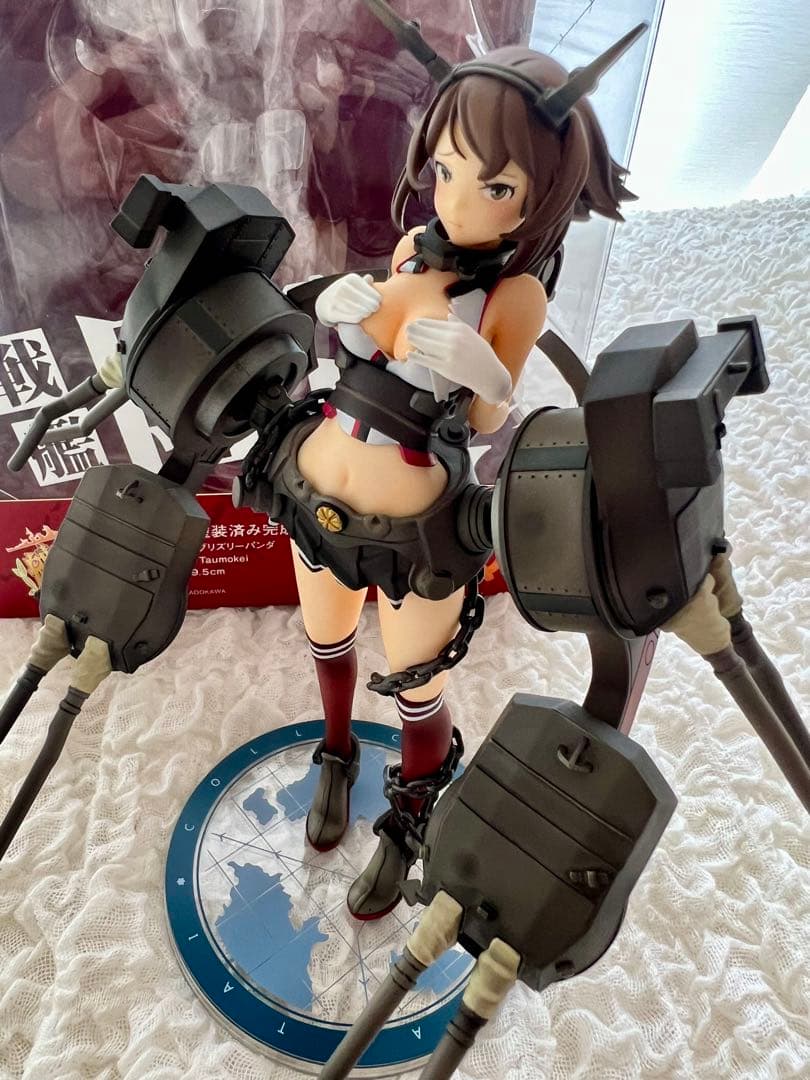 艦隊これくしょん-艦これ-陸奥　限定中破ver. フィギュアキューズQ 美品