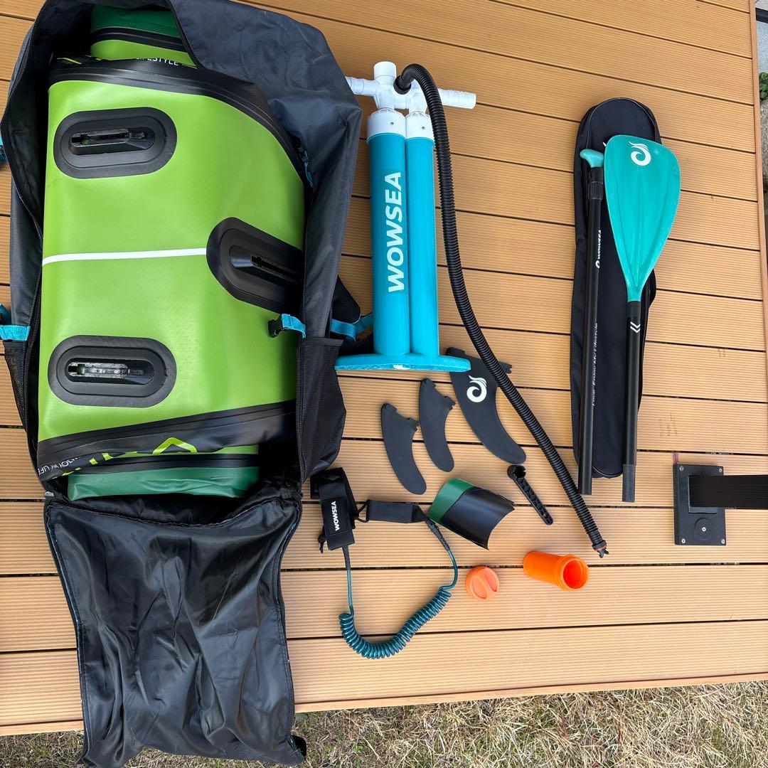 WOWSEA スタンドアップパドルボード グリーン