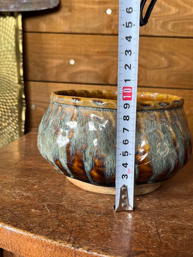 古い　陶器 茶碗