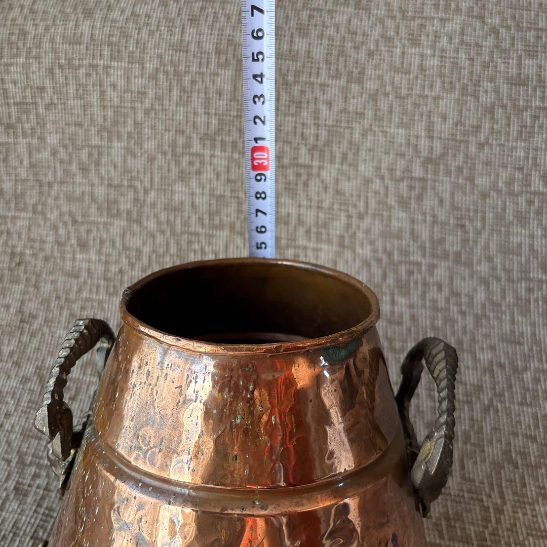 銅製ポット　桶　置物　古道具