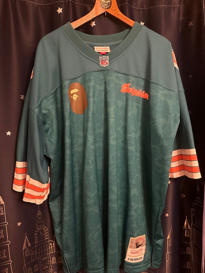 A BATHINGAPE × MITCHELL & NESS NFL 2XL