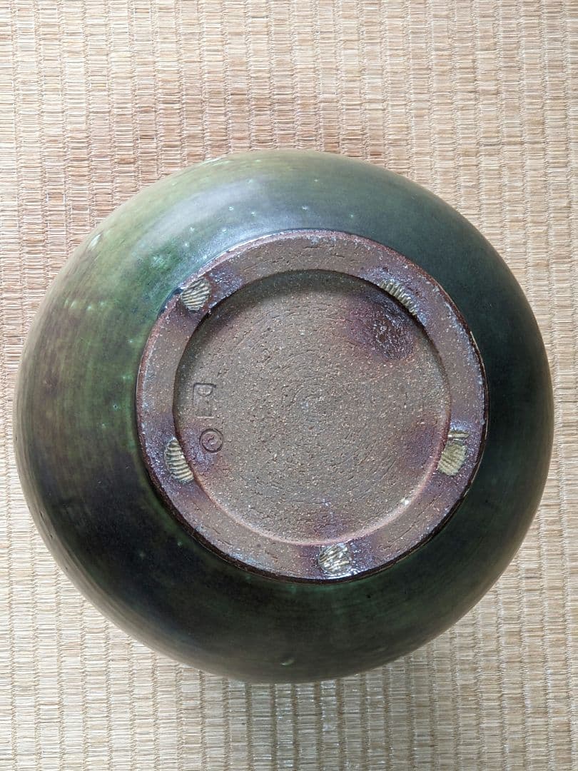 ♦中国陶磁 海鼠釉？辰砂 神獣飾り双耳 尊形花瓶 壺 瓶 古玩 古美術 骨董品