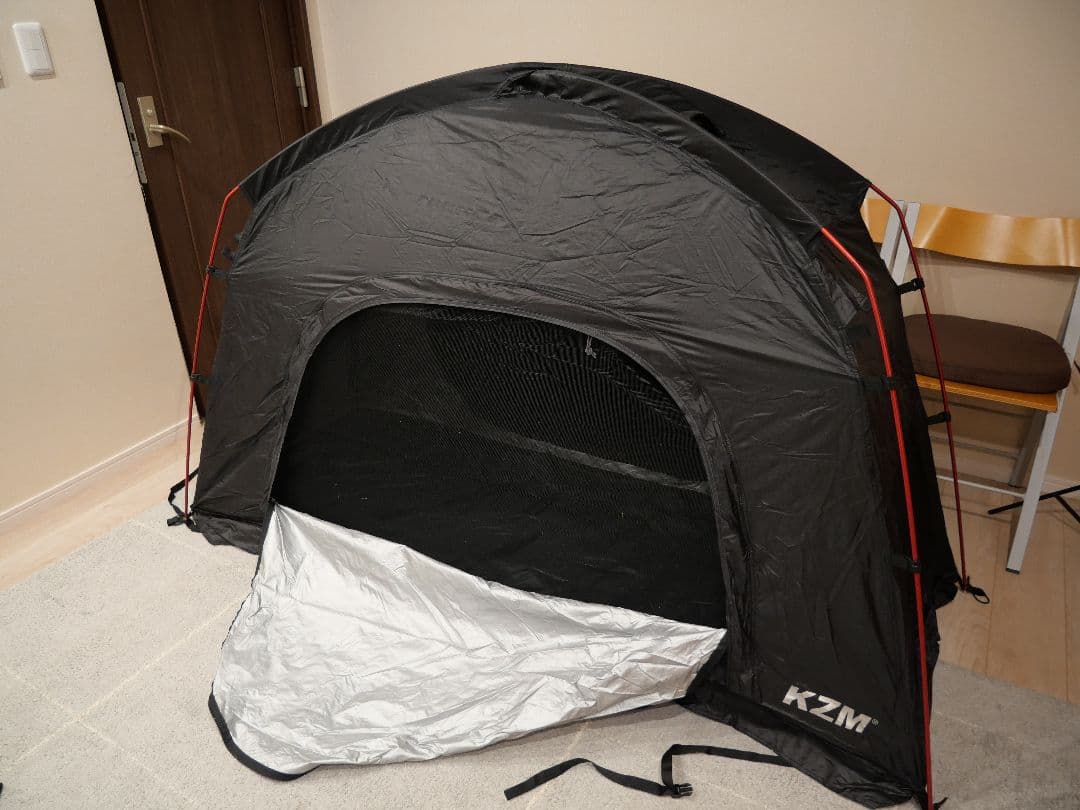 KZM コットテント 黒