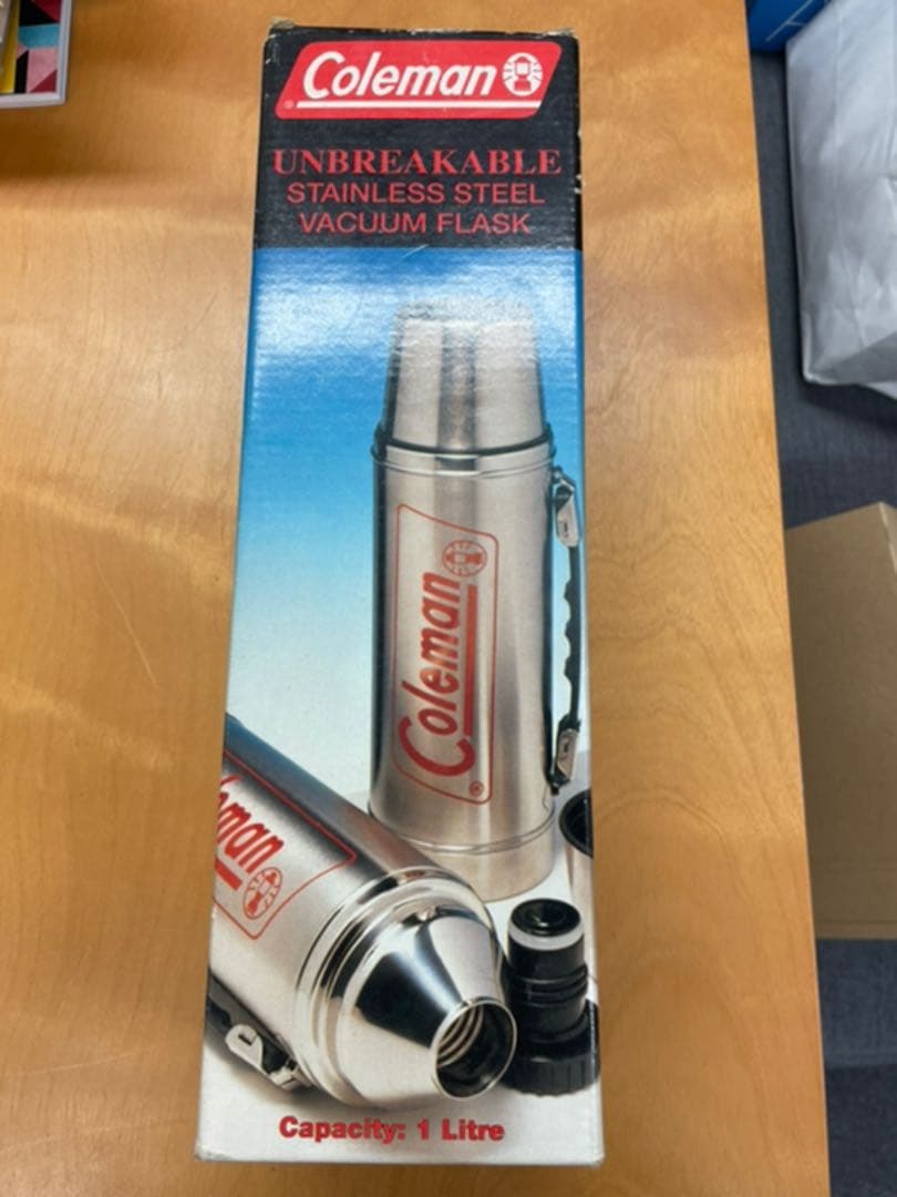 レア！UKコールマン　水筒　美品　箱付き　coleman　UK