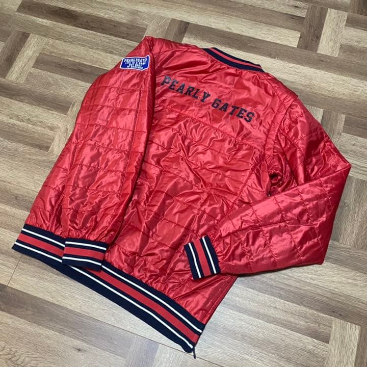 パーリーゲイツ♡4wayスニード♡中綿♡ネイビー✖️レッド♡M