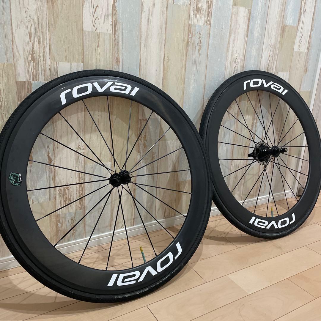 rovalステッカーカーボンホイールおまけとクイックスプロケ付き
