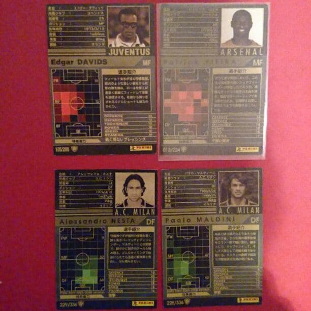 WCCF 全バージョン白黒3000枚 バラ売り可