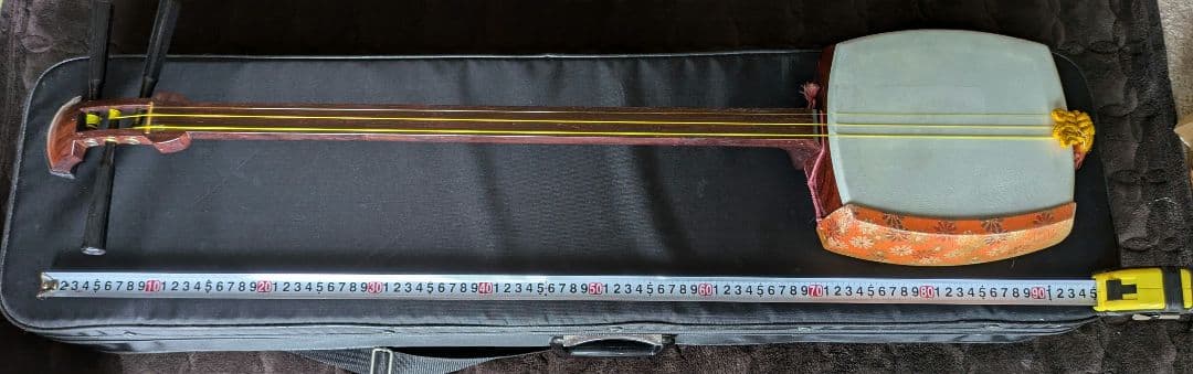 三味線 短棹 津軽三味線 中棹 紅木 東ざわり 和楽器 長唄 民謡 地唄