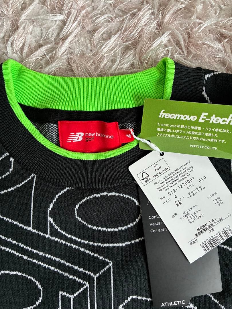 New Balance ゴルフ　クルーネックセーター　サイズ4