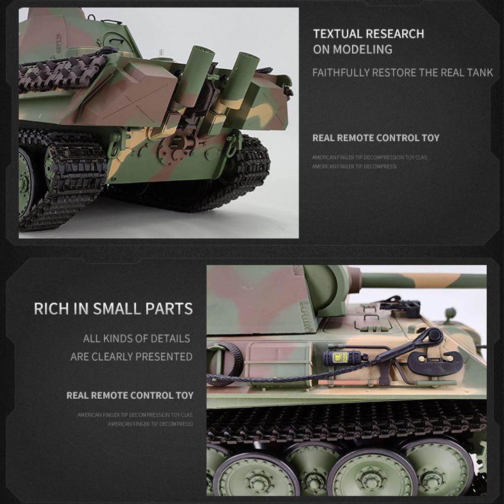 ヘンロン1/16パンサーGラジコン戦車完成品　最新7.0バージョン