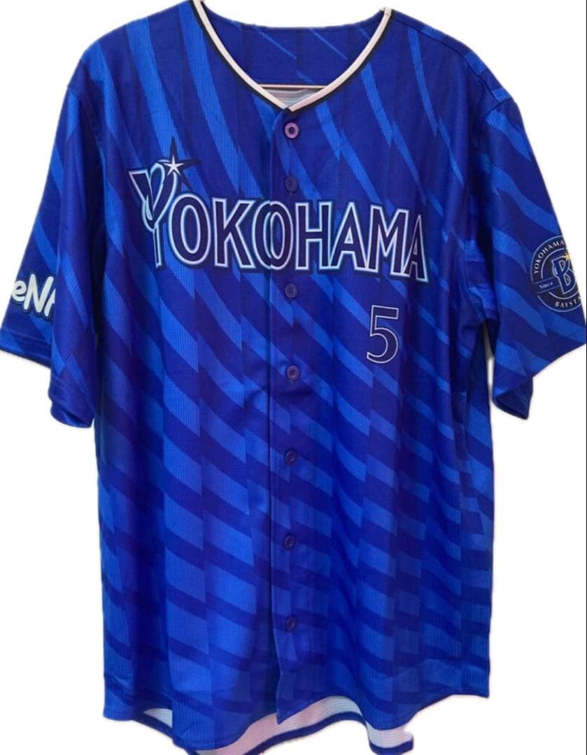 美品未使用、横浜DeNAベイスターズ　松尾ユニフォームL