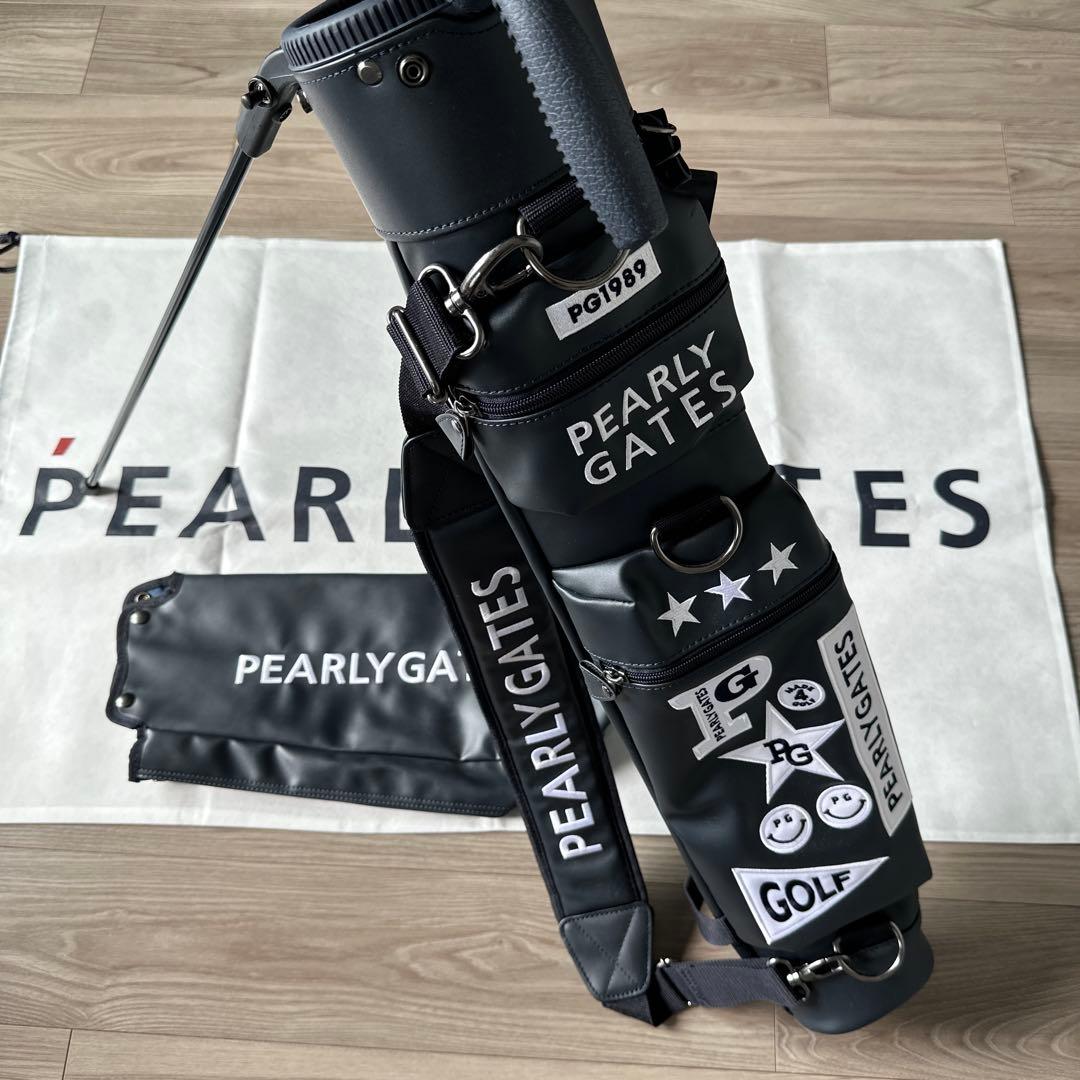 【新品未使用】PEARLYGATES セルフスタンドバッグ　ネイビー