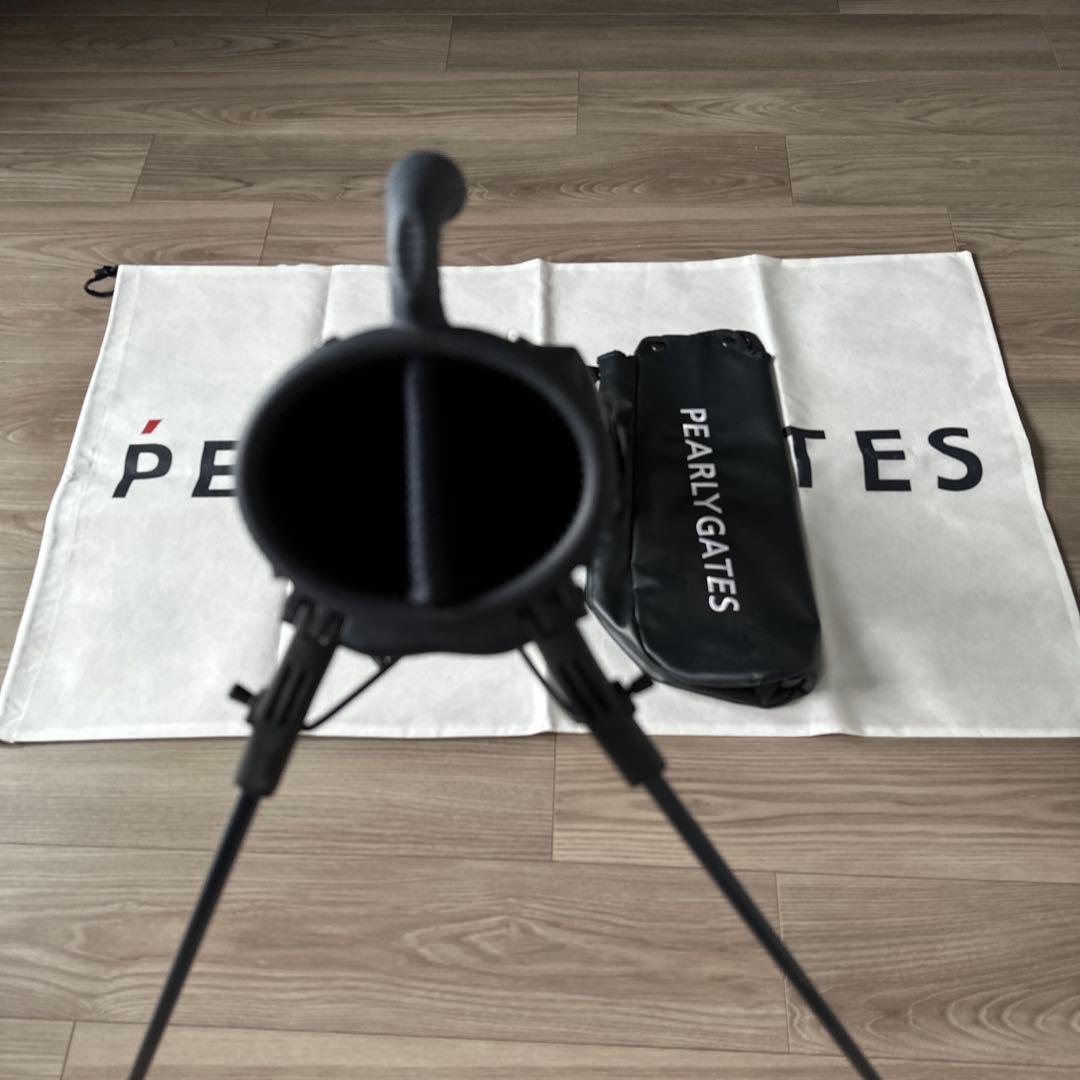 【新品未使用】PEARLYGATES セルフスタンドバッグ　ネイビー