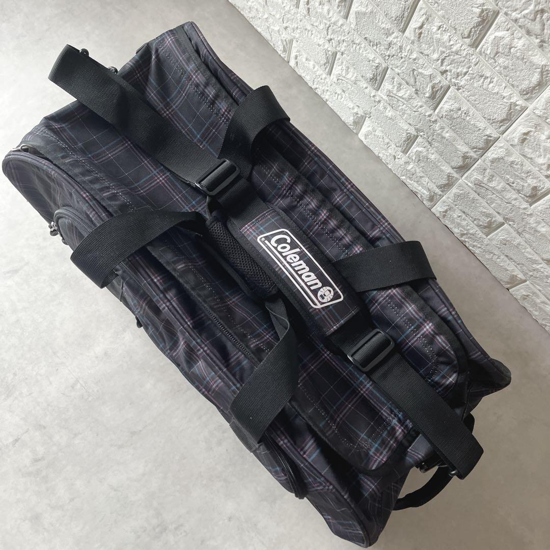 Coleman 70L ボストンキャリー キャスター付 南京錠 ショルダー付