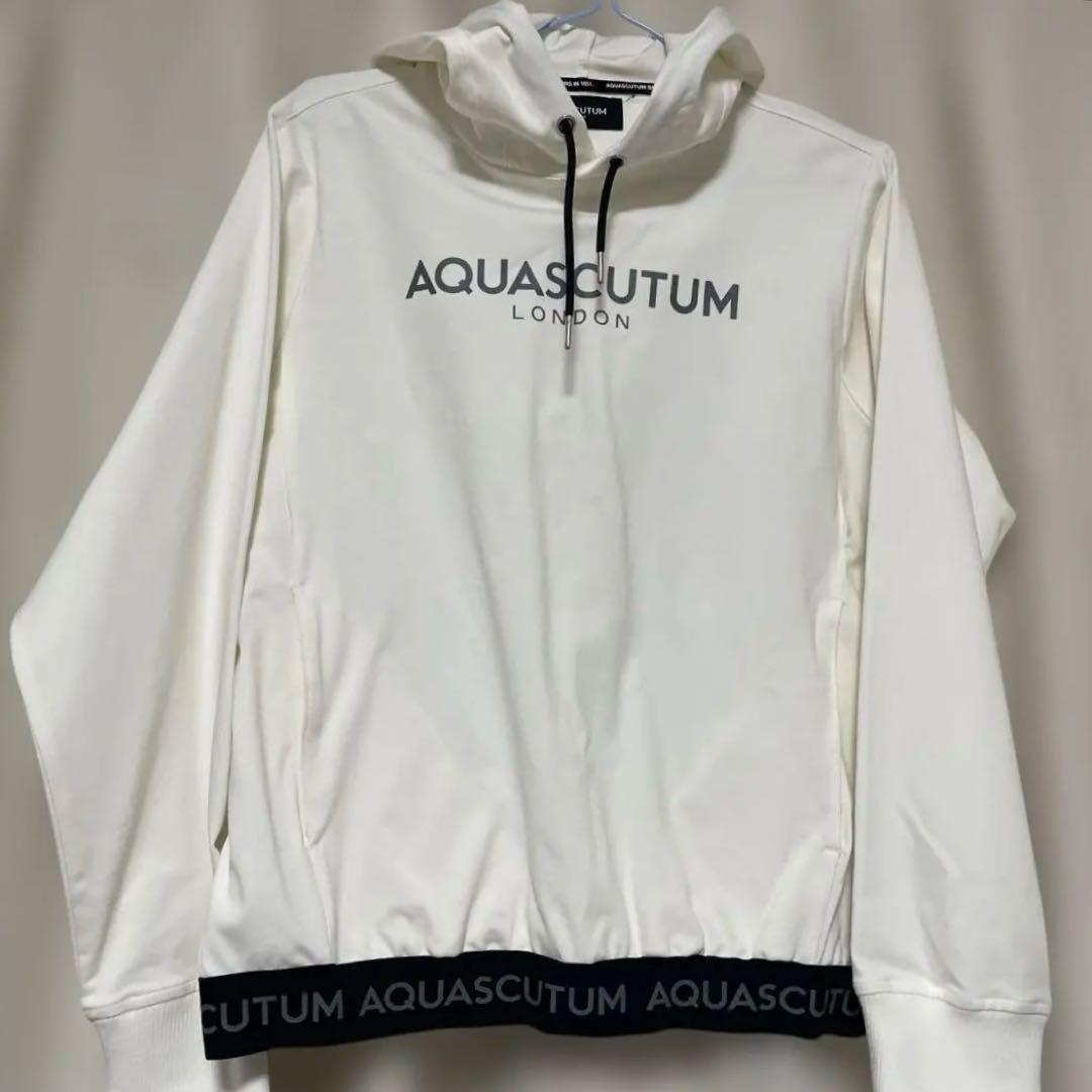 新品 AQUASCUTUM クリーミー　ゴルフウェア　ジョガーセットアップ春夏秋