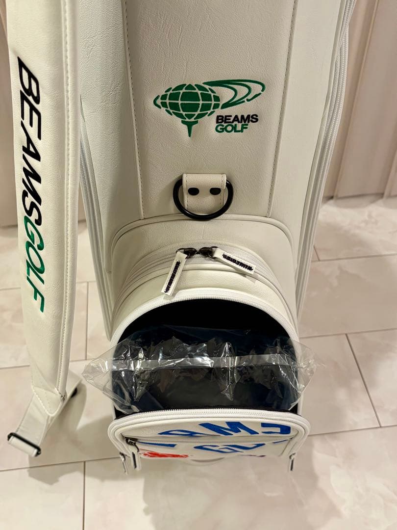 ［新品］渋野カラー BEAMS GOLF キャディバッグ ホワイト