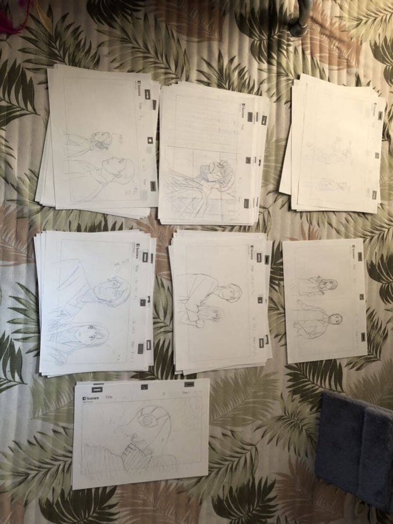 UN-GO 直筆制作資料 (検索用 レイアウト 原画 設定資料 動画)