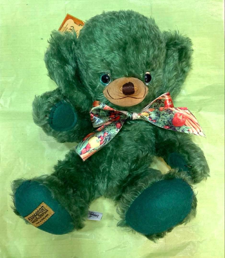 Merrythought チーキー グリーンビーン アンティーク　緑　テディ