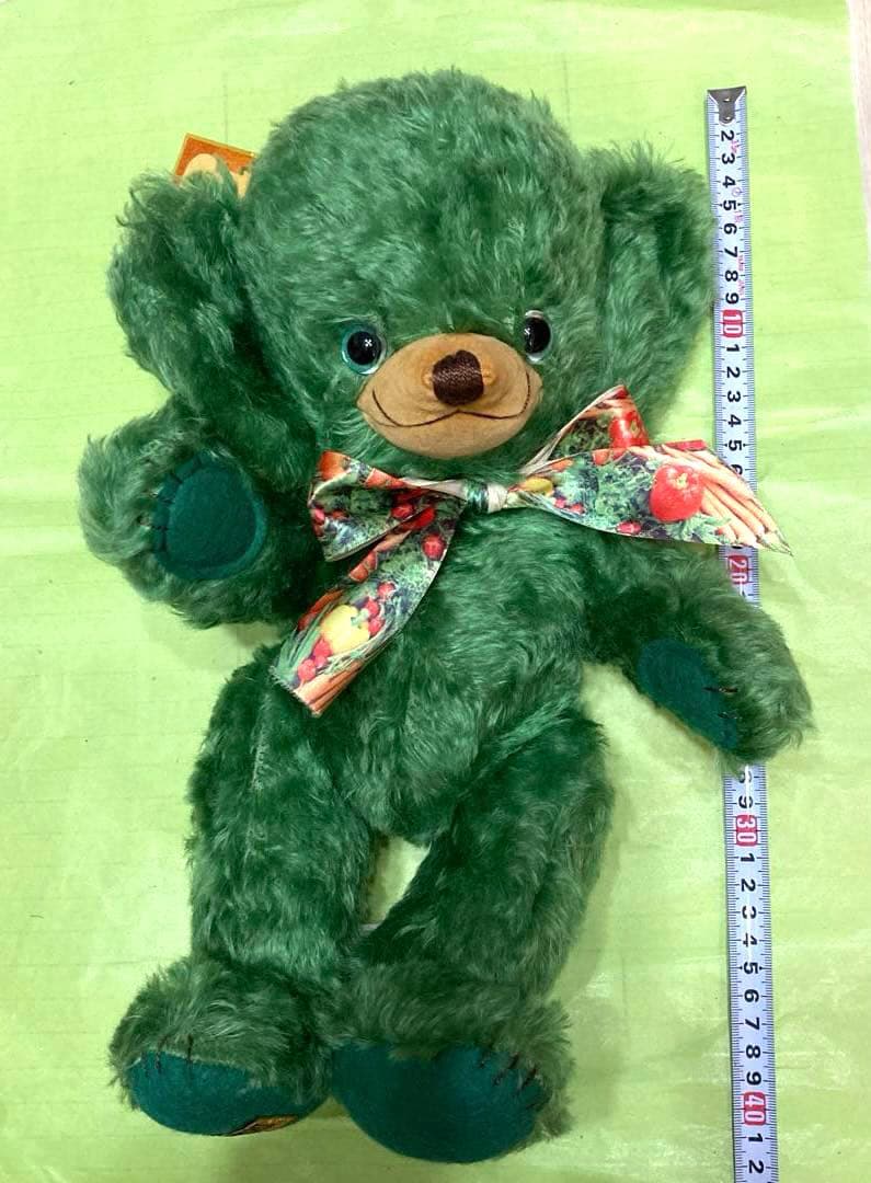 Merrythought チーキー グリーンビーン アンティーク　緑　テディ