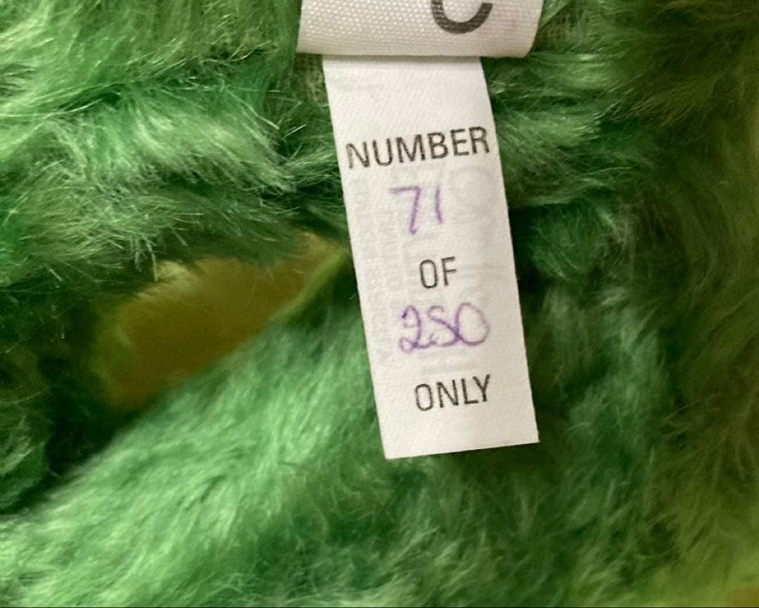 Merrythought チーキー グリーンビーン アンティーク　緑　テディ