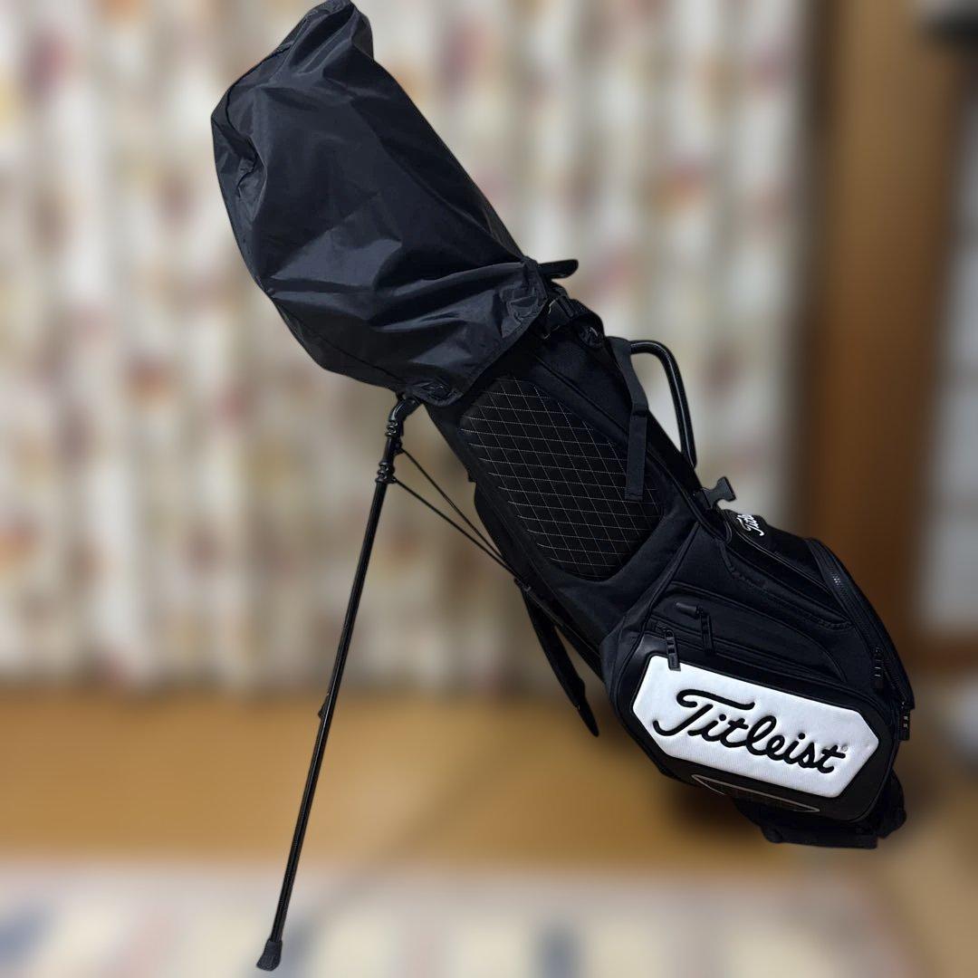 タイトリスト プレミアム スタンドキャディバッグ 9型 ジェットブラック