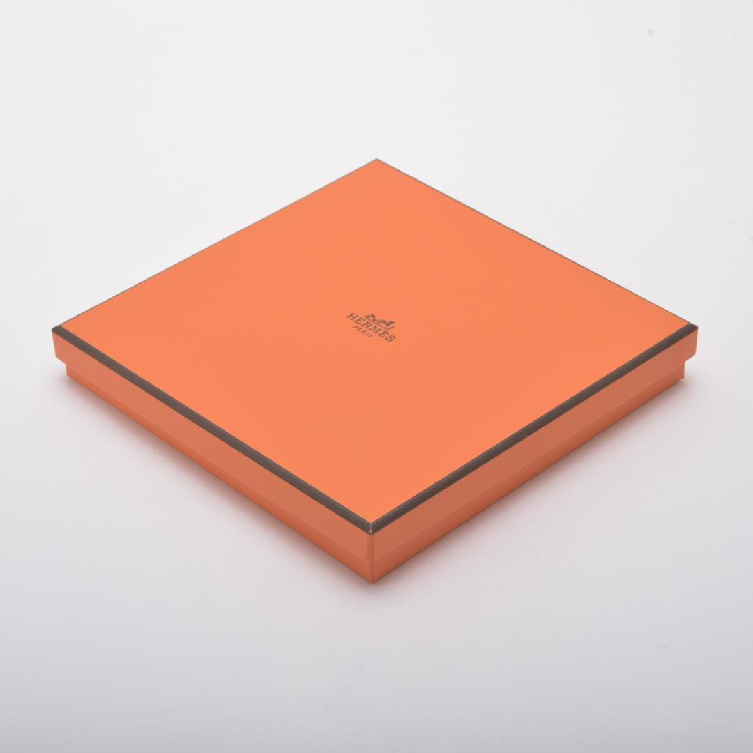 新品 エルメス ハンドタオル アニモ―ナッテ ブルー コットン100% 箱付き