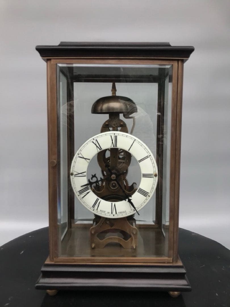 海外時計純銅31日巻き　報時機能付きの座時計　クラシックなインテリア　インテリア