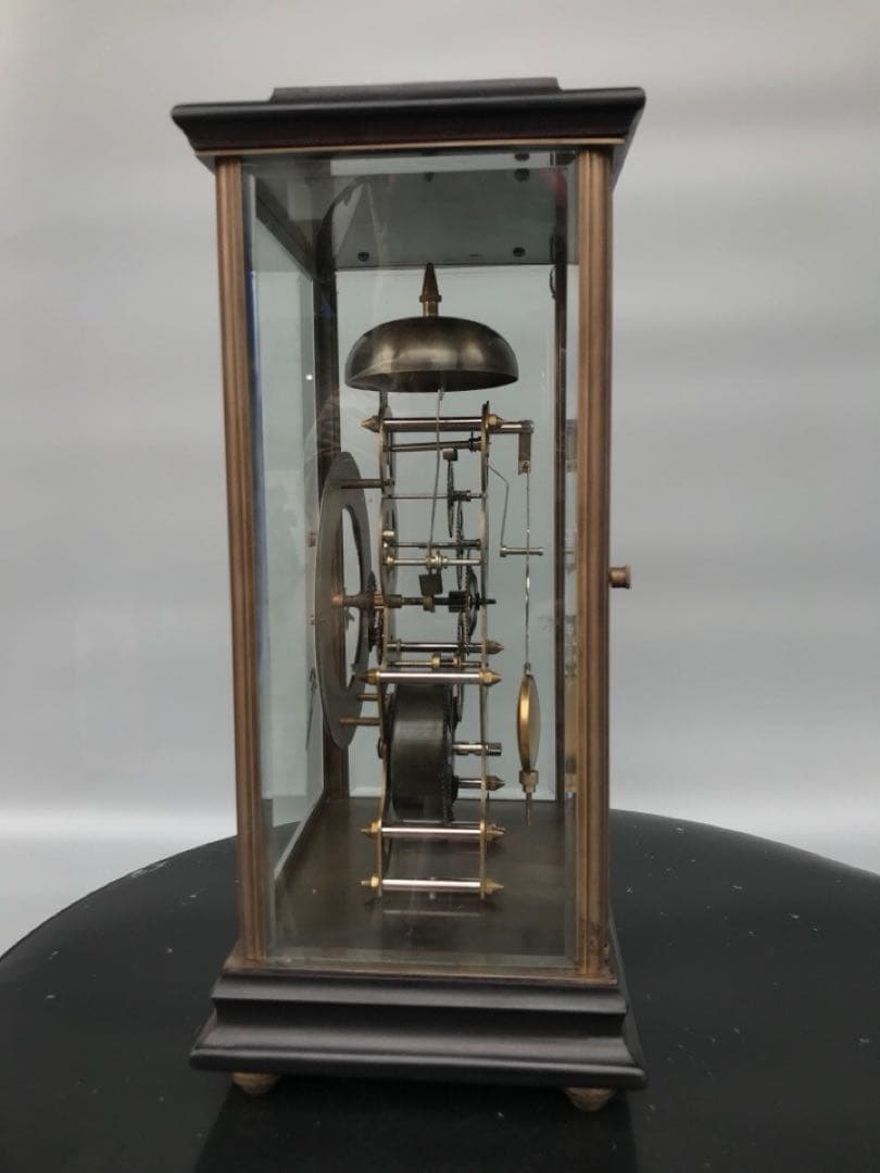 海外時計純銅31日巻き　報時機能付きの座時計　クラシックなインテリア　インテリア