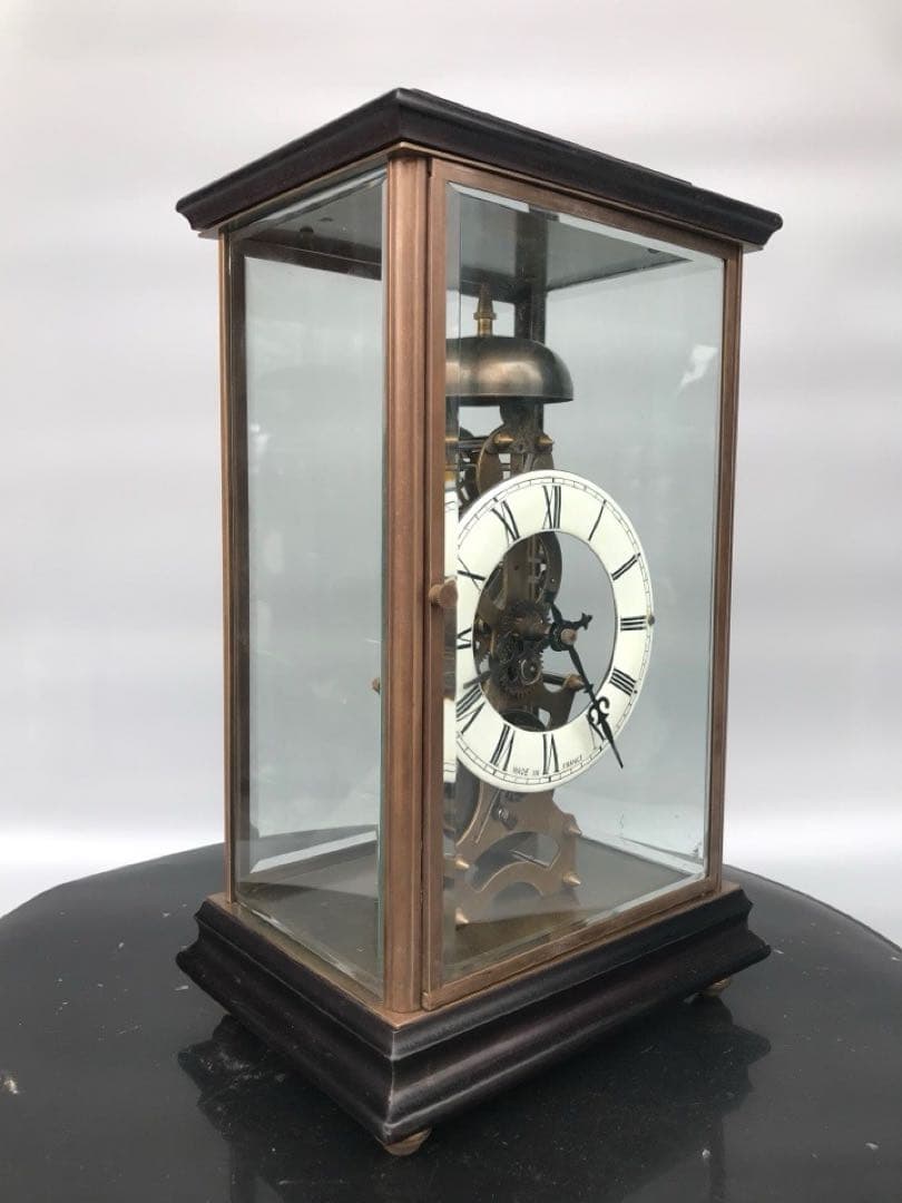 海外時計純銅31日巻き　報時機能付きの座時計　クラシックなインテリア　インテリア