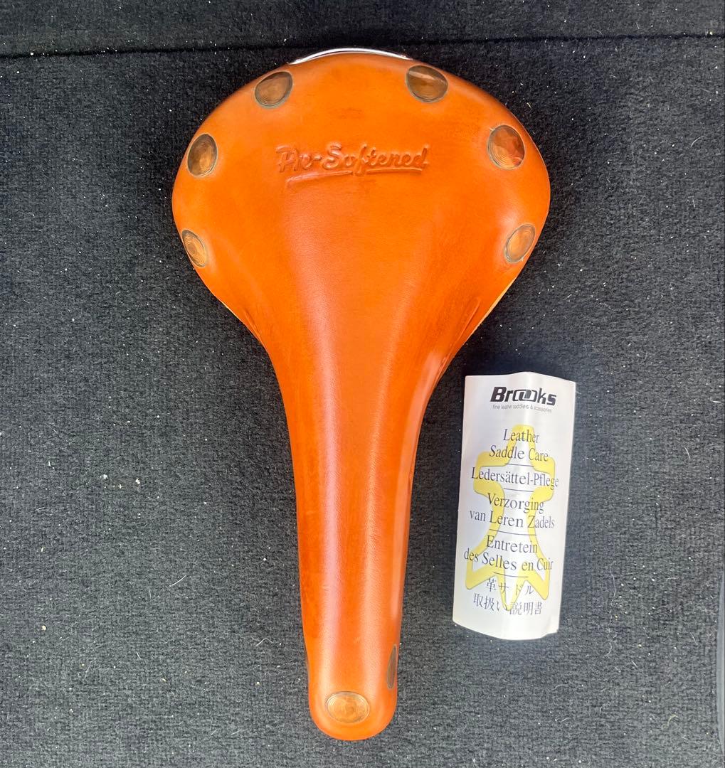Brooks Pre-Softened レザーサドル　copper レール