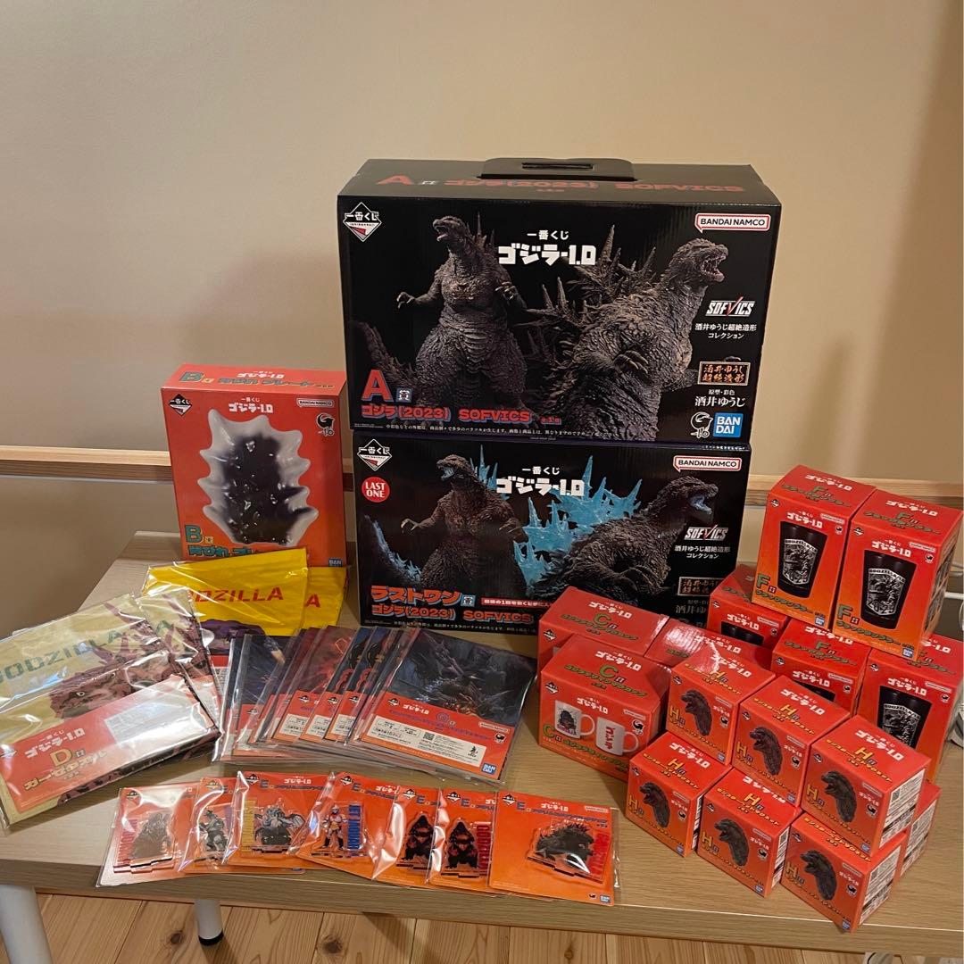 新品未開封 一番くじ ゴジラ-1.0 2023 ラストワン A賞 合計42個