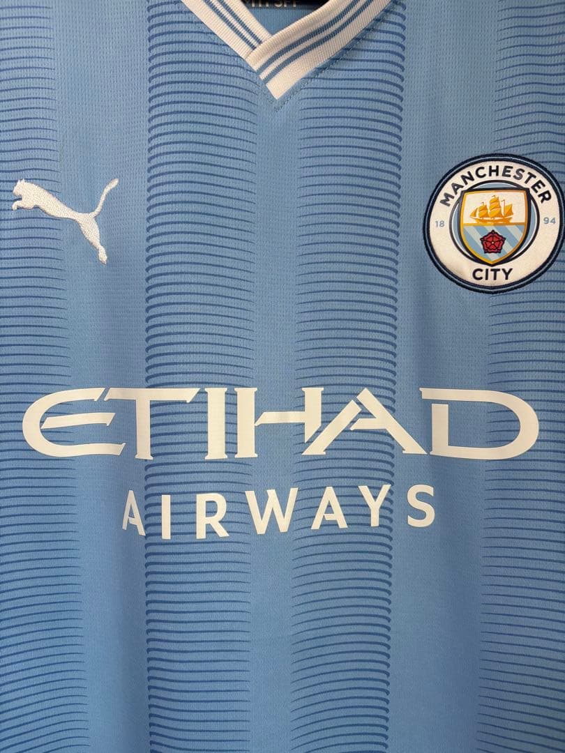 プーマ　マンチェスターシティ　ブラックアイパッチ　ユニフォーム　デフライネ