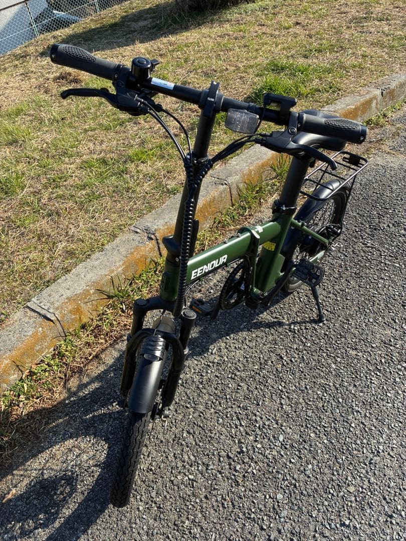 【走行少・室内保管・美品】　EENOUR C4　折り畳み電動アシスト自転車