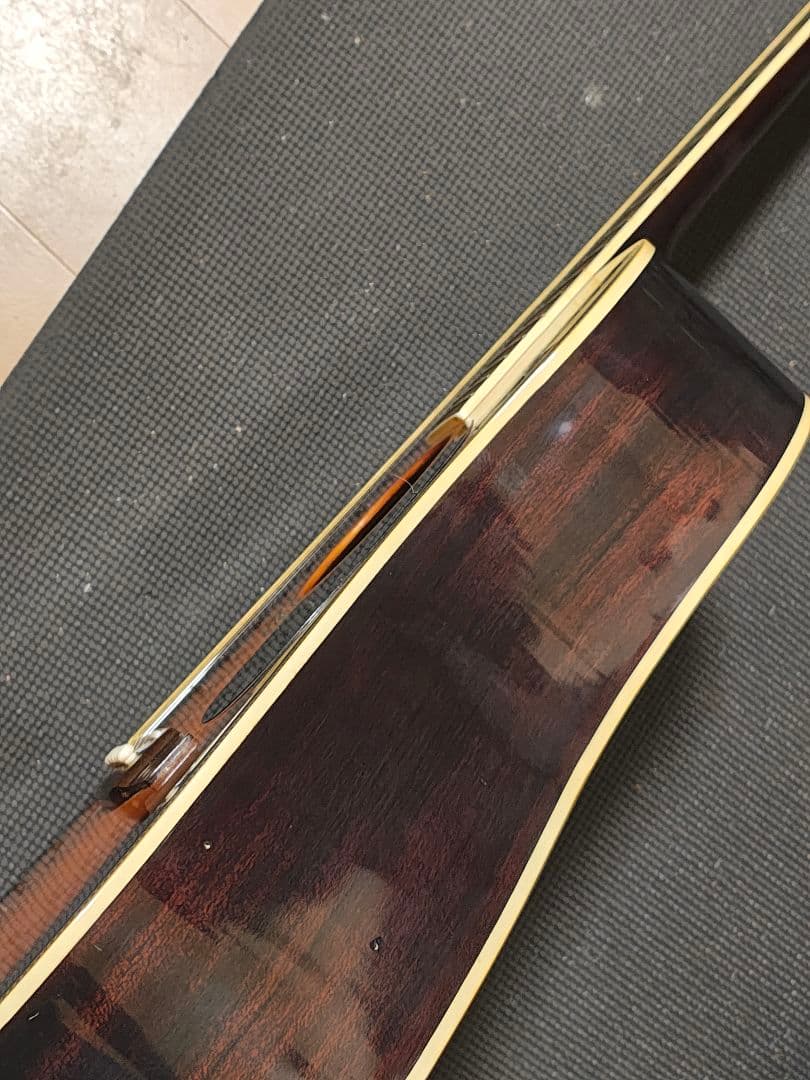 Aria単板トップ ADW-380BS/トーチインレイ