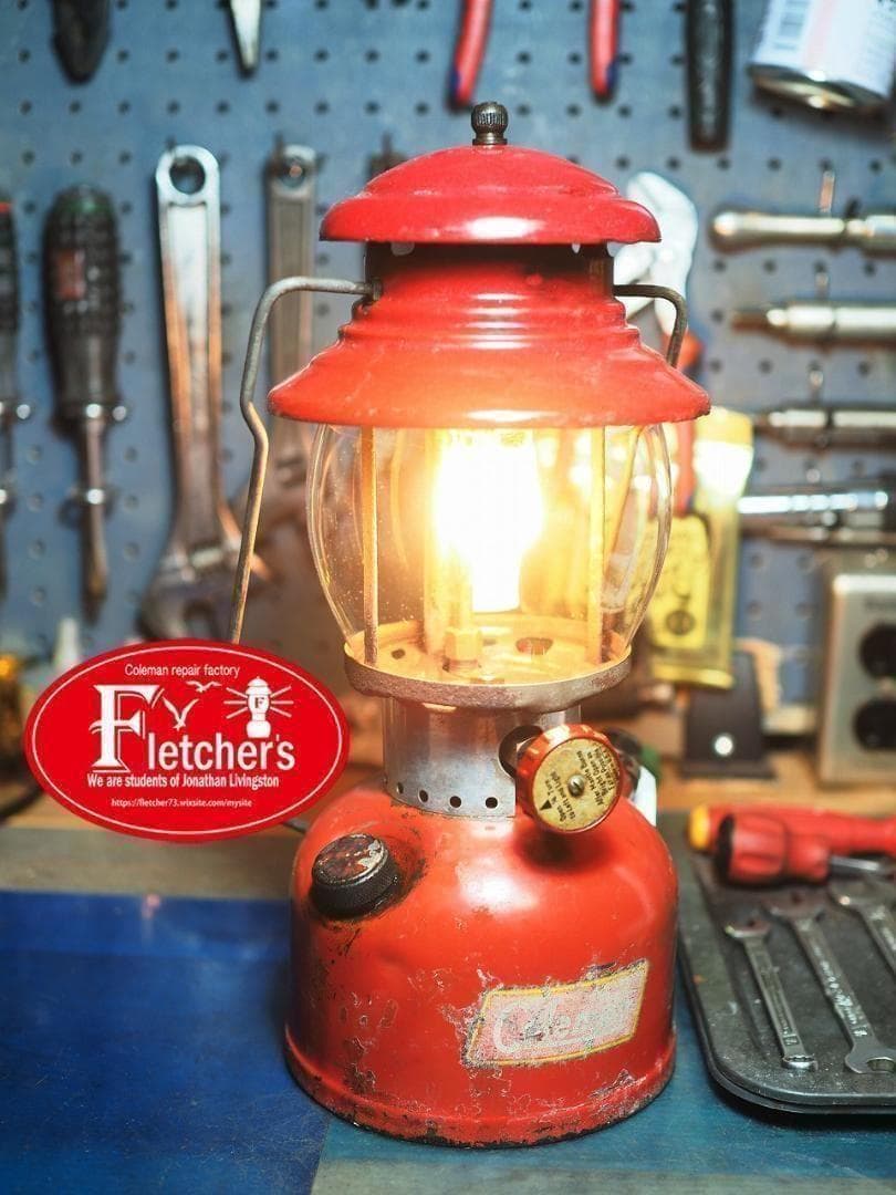 激安1957年7月製 コールマン 200A ランタン （イエローボーダー）t15