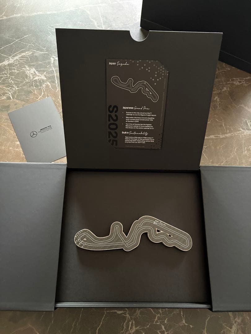 2025 鈴鹿　AMG PETRONAS F1サーキットペーパーウエイト