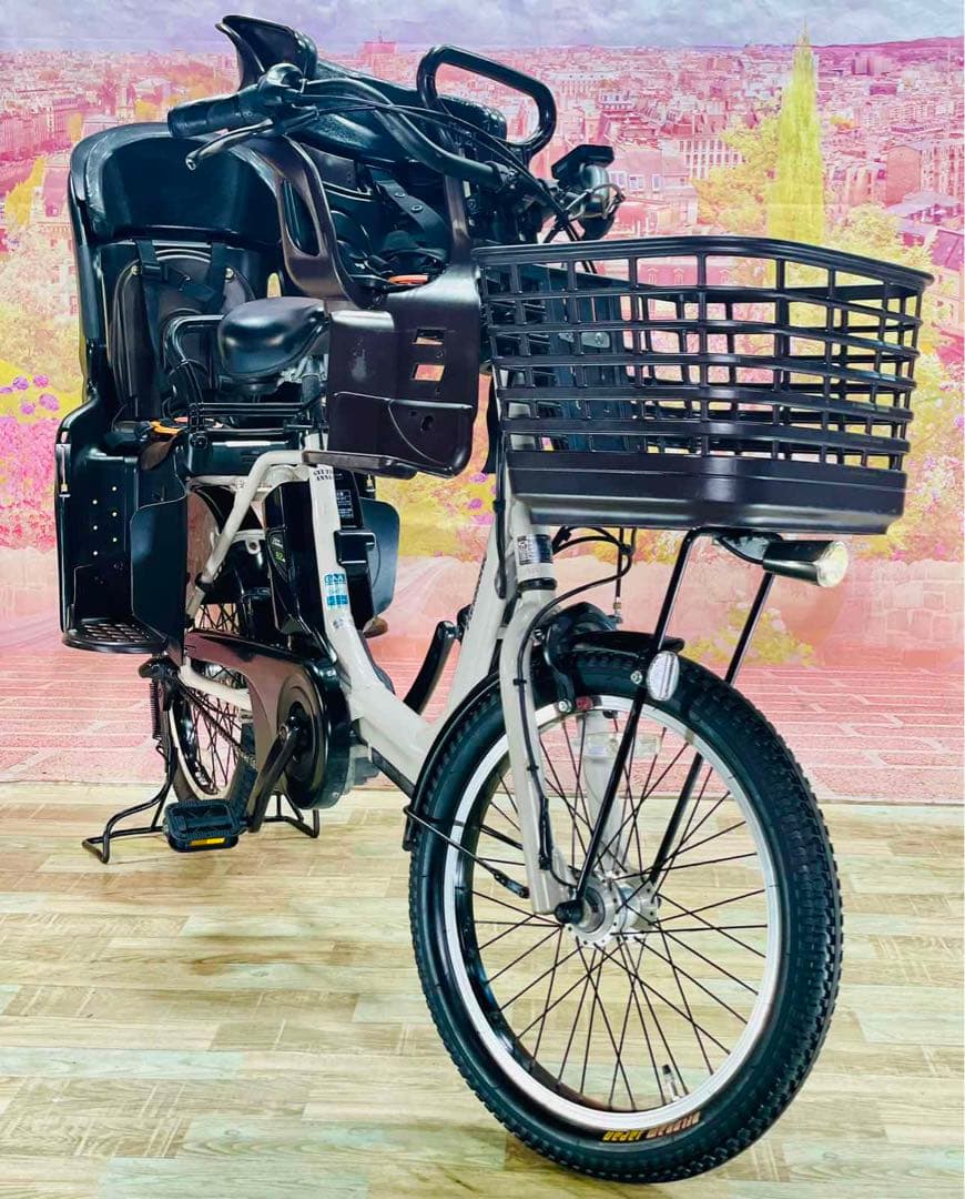 K2607 [大容量13.2Ah]電動自転車パナソニック 子供乗せ 20インチ