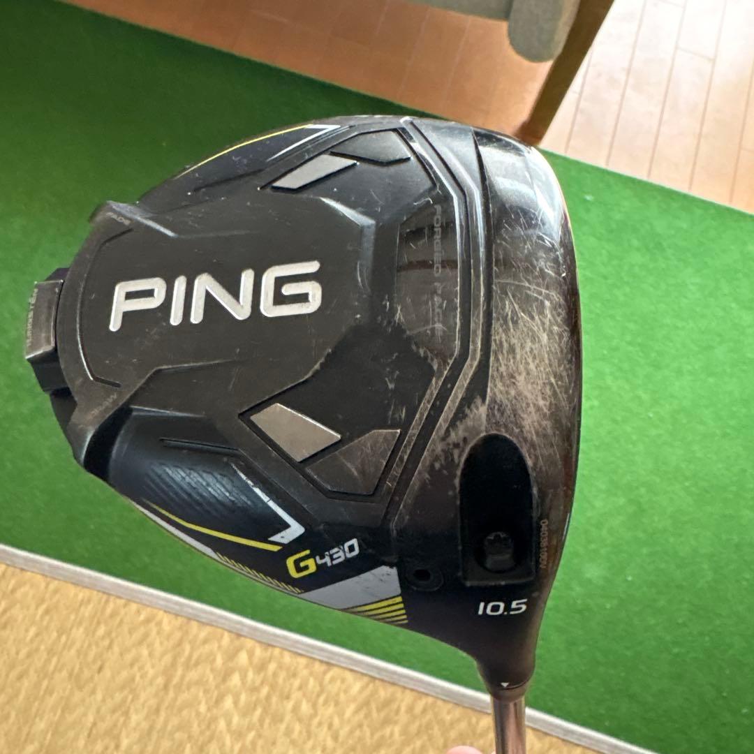 PING G430LST ドライバー 10.5度 純正Sシャフト ヘッドカバー付