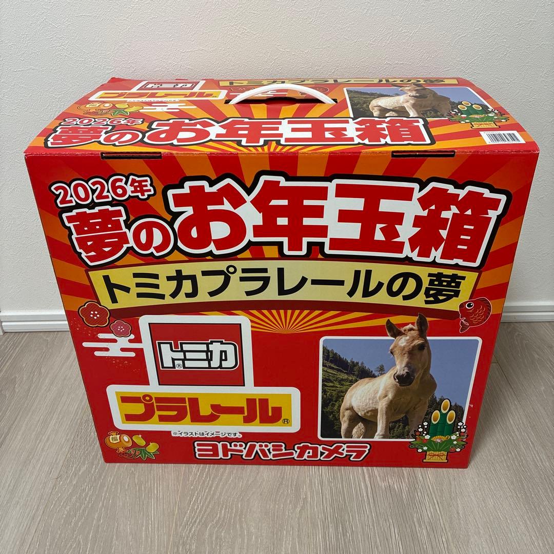 2026年 夢のお年玉箱 トミカプラレールの夢 ヨドバシ 福箱 福袋