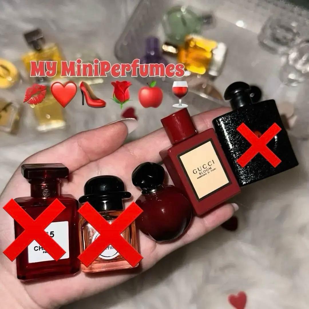 【1/24までお値下げ中】ミニ香水セット(レッド)