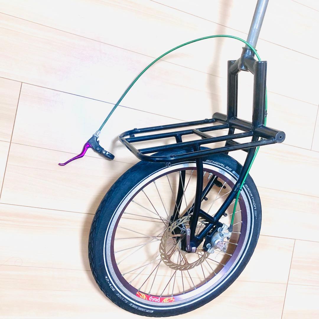 crust bikeフロントフォーク&vero sity20インチホイール