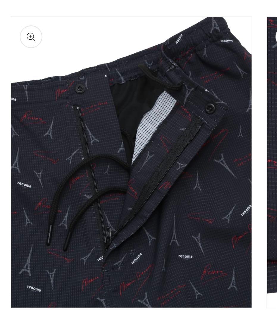 新品未使用　renoma golf print shorts レノマゴルフ